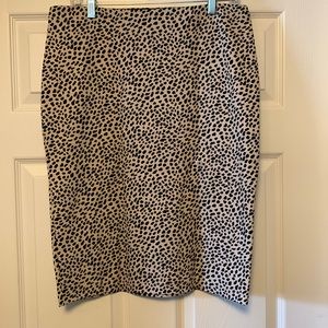 Ponte Knit pull on pencil skirt